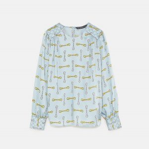 Blue shirt women